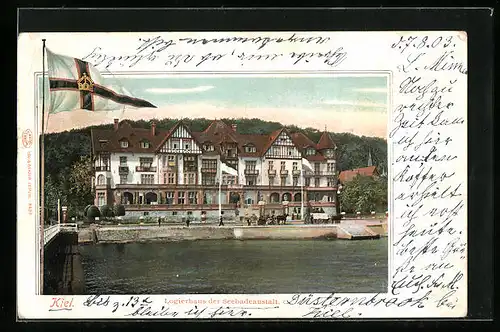 AK Kiel, Logierhaus der Seebadeanstalt