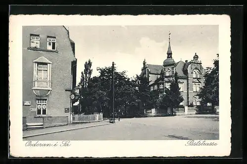 AK Oederan i. Sa., Partie in der Poststrasse