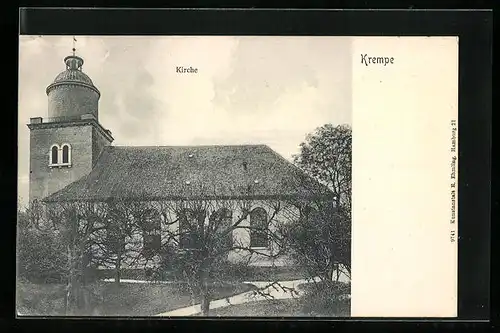 AK Krempe, Blick zur Kirche