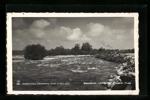 AK Samokow, Landschaft am Isker-Fluss