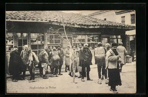 AK Prilep, Strassenleben in Prilep