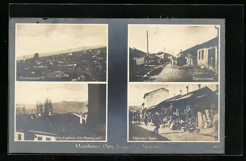 AK Monastir, Zigeunerviertel, Türkischer Bazar, Der Peristerie