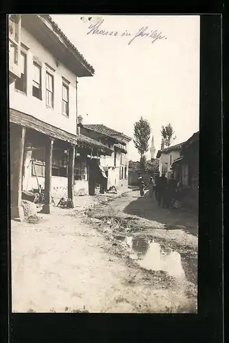 AK Prilep, Strasse in der Ortschaft