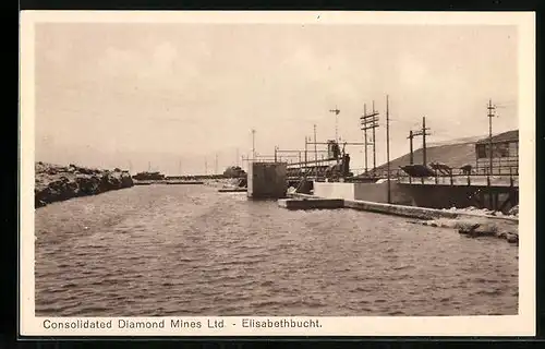 AK Elisabethbucht, Uferanlagen der Consolidated Diamond Mines Ltd.