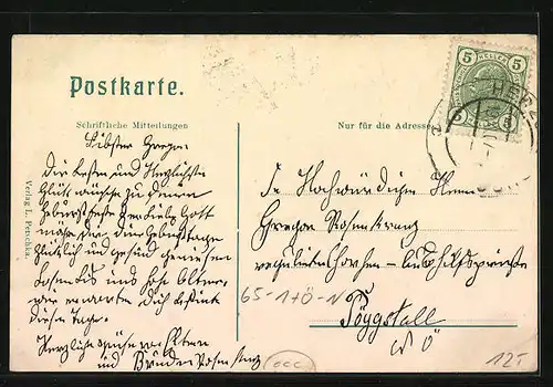 AK Herzogenburg, Ortsansicht, Wappen, Bahnhof aus der Vogelschau