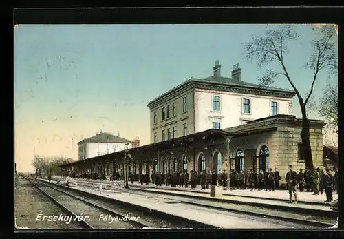 AK Ersekujvar, Palyaudvar, Bahnhof