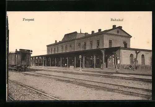 AK Focsani, Blick zum Bahnhof