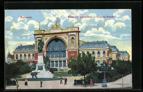 AK Budapest, Central-Bahnhof