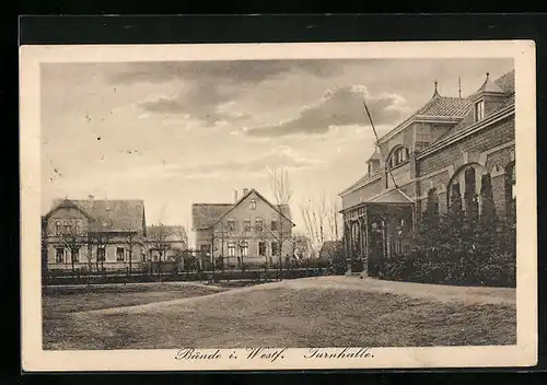 AK Bünde i. Westf., Städtische Turnhalle