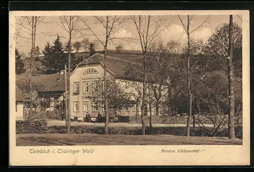 AK Tambach i. Thüringer Wald, Hotel Pension Schützenhof