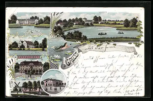 Lithographie Rohlsdorf, Wensin, Warder, Pronstorf