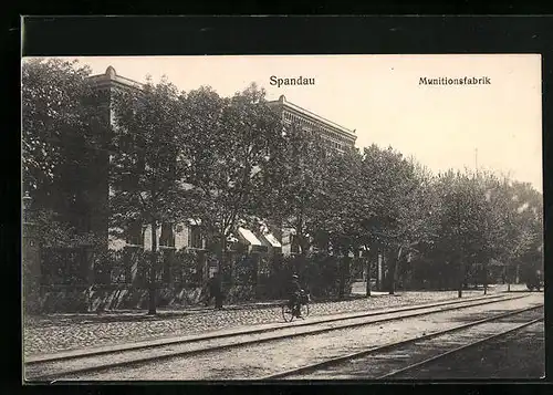 AK Berlin-Spandau, Blick auf die Munitionsfabrik