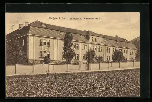 AK Meissen i. Sa., Polizeischule, Beamtenhaus 3