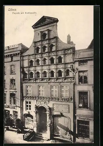 AK Lübeck, Facade am Kohlmarkt