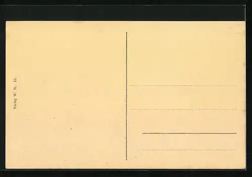 AK Rendsburg, Baronstrasse mit Infanteriekaserne