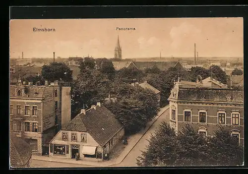AK Elmshorn, Panorama des Ortes