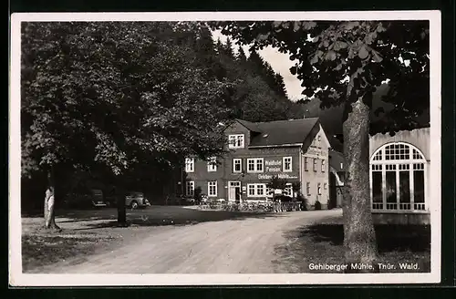 AK Gehlberg (Thür. Wald), Waldhotel-Pension Gehlberger Mühle