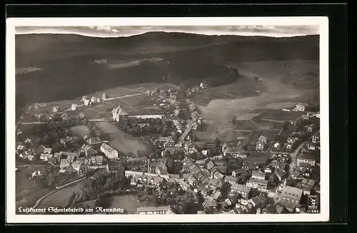 AK Schmiedefeld am Rennsteig, Gesamtansicht vom Flugzeug aus