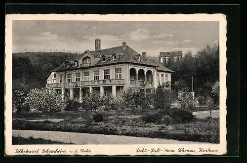 AK Sobernheim a. d. Nahe, Licht-Luft-Heim Dhonau, Kurhaus