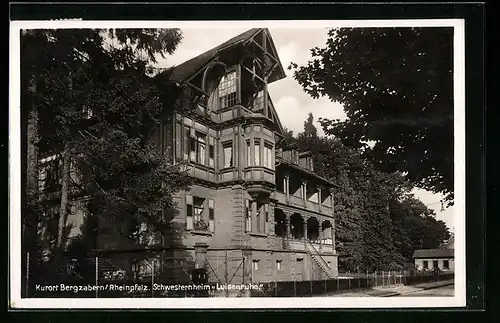 AK Bergzabern /Rheinpfalz, Schwesternheim Luisenruhe