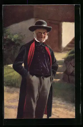 Künstler-AK Heinrich Hoffmann: Der Dorfschulze