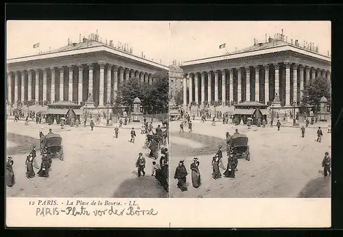 Stereo-AK Paris, La Place de la Bourse