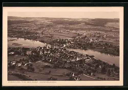 AK Stein a. Rhein, Totalansicht von der Burg Hohenklingen