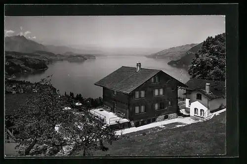 AK Leissigen am Thunersee, Ferienheim d. Pilgermission St. Chrischona Meielisalp