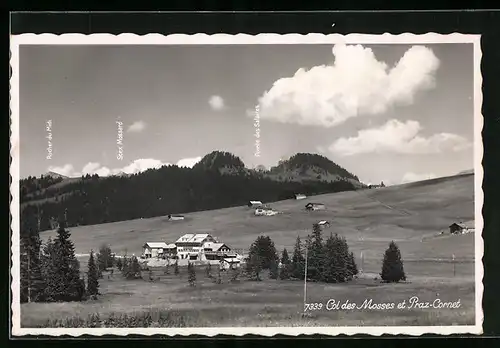 AK Col des Mosses, Hotel-Restaurant et Praz-Cornet