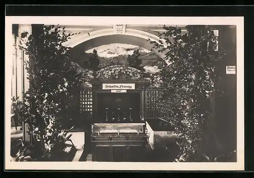 AK Passugg, Kurhaus-Trinkhalle in der Rabiusaschlucht