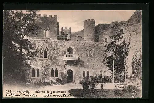AK Neuveville, Intèrieur du Schlossberg