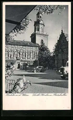AK Rinteln a. d. Weser, Luth. Kirche und Ratskeller