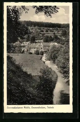 AK Emmershausen / Taunus, Blick auf die Emmershausener Mühle