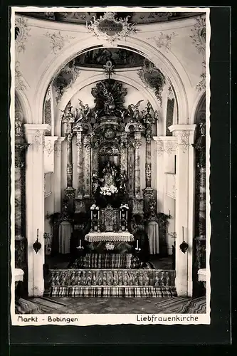 AK Bobingen, Inneres der Liebfrauenkirche