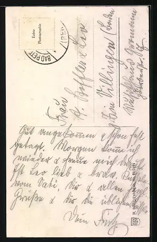 AK Bad Peterstal, Gebäudepartie mit Blick nach Bad Freyersbach