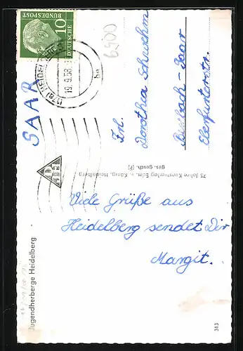 AK Heidelberg, Jugendherberge