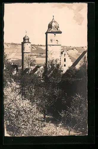 AK Ochsenfurt, Blick auf zwei Türme