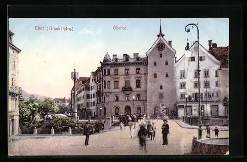 AK Chur, Blick zum Obertor