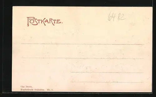 AK Bad Orb, Totalansicht von einer Anhöhe aus