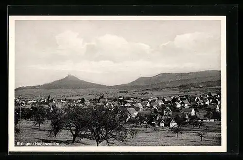 AK Bisingen /Hohenzollern, Totalansicht aus der Vogelschau