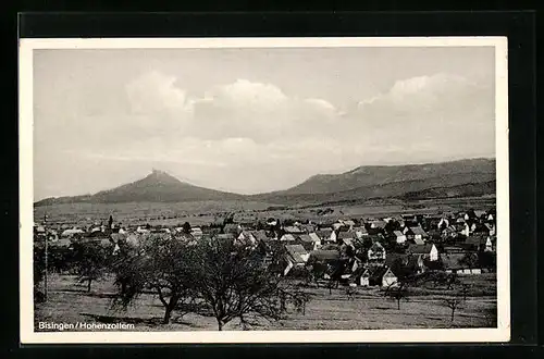 AK Bisingen /Hohenzollern, Totalansicht aus der Vogelschau