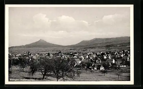 AK Bisingen /Hohenzollern, Totalansicht aus der Vogelschau