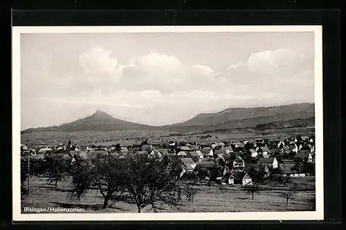 AK Bisingen /Hohenzollern, Totalansicht aus der Vogelschau