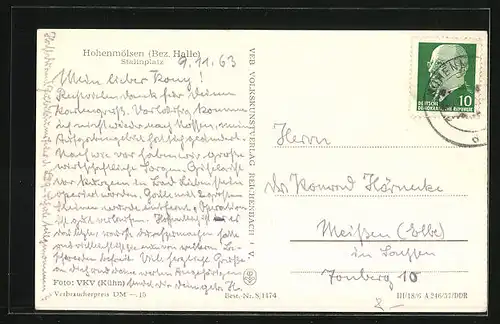 AK Hohenmölsen (Bez. Halle), Stalinplatz