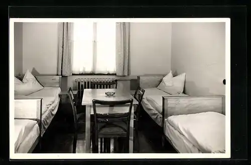 AK Berga /Elster, Nachtsanatorium-ein Schlafzimmer