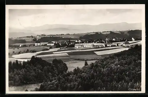 AK Görwihl, Totalansicht aus der Vogelschau