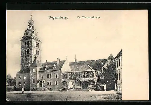 AK Regensburg, St. Emeranskirche