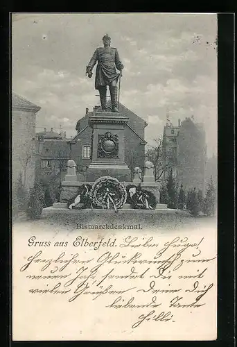 AK Elberfeld, Bismarckdenkmal