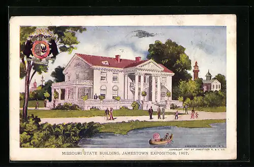 AK Jamestown, Exposition 1907, Missouri State Building