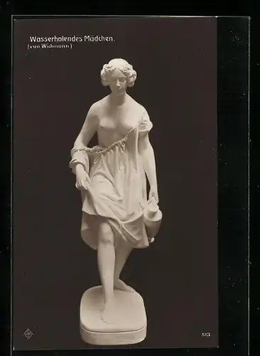 AK Wasserholendes Mädchen von Wichmann